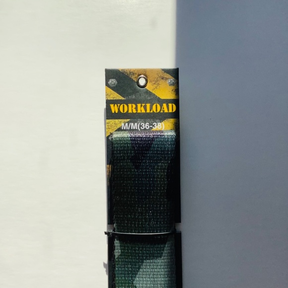 NWT WORKLOAD Camo Clip Buckle Belt - Picture 3 of 5